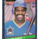 1986 Donruss Alvin Davis, Card #69