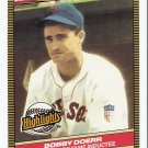 1986 Donruss Highlights Bobby Doerr, Card #32