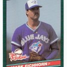 1986 Donruss The Rookies Mark Eichorn, Card #13