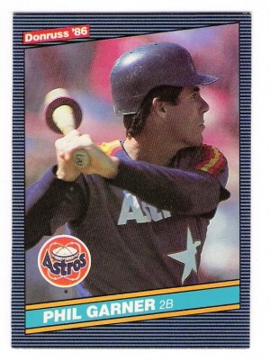 1986 Donruss Phil Garner, Card #527