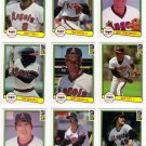 1982 Donruss California Angels Team Set-23 Cards