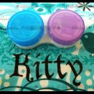 Blue & Purple Cow Contact Lens Lenses Case