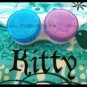 Blue & Purple Cow Contact Lens Lenses Case
