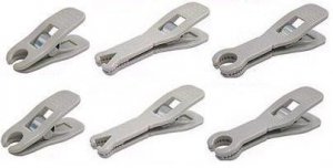 NEW Sterile Disposable Piercing Clamps Forceps