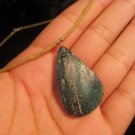 925 Silver Blue Antique Roman Glass Bead Jade Necklace Pendant 1500 yrs old A 925 Silver Blue Antique Roman Glass Bead Jade Necklace Pendant 1500 yrs old A