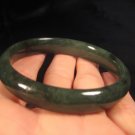Natural Green Jade stone Bangle Bracelet Jewelry Art A Natural Green Jade stone Bangle Bracelet Jewelry Art A