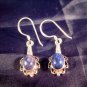 925 Silver Lapis Lazul Lazuli stone earrings Nepal A