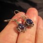 925 Silver Lapis Lazul Lazuli stone earrings Nepal A