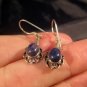 925 Silver Lapis Lazul Lazuli stone earrings Nepal A