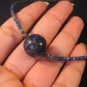 Lapis Lazuli ball pendant jade necklace stone jewelry A