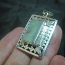925 Silver Abalone shell pendant Nepal Jewelry Art A 925 Silver Abalone shell pendant Nepal Jewelry Art A