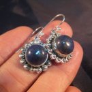 925 Silver Lapis Lazul Lazuli earrings earring A 925 Silver Lapis Lazul Lazuli earrings earring A