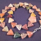 925 Silver Jasper Quartz stone necklace Afghanistan A 925 Silver Jasper Quartz stone necklace Afghanistan A