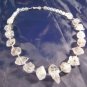 925 Silver Quartzite Quartz crystal stone Necklace A