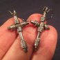 925 Silver cross earrings earrings ear ring jewelry art Thailand