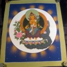 24 K gold Manjusri Manjushri Thangka painting Nepal A