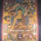 Lg Shakyamuni Buddha Thangka Thanka Painting Nepal    A