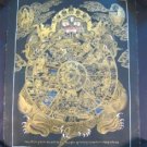 24 K Gold Wheel Of Life Thangka Thanka Painting Nepal A