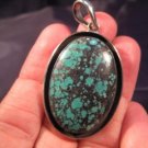 925 Silver Real Tibetan Turquoise Pendant Jewelry Art A 925 Silver Real Tibetan Turquoise Pendant Jewelry Art A