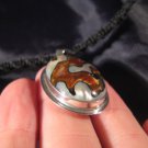 925 Silver Shell Pendant Necklace Jewelry Art Thailand  T