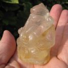 Natural Quartz stone crystal Ganesh Elephant Carving Art A9 Natural Quartz stone crystal Ganesh Elephant Carving Art A9
