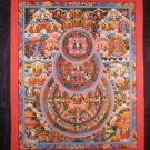 Mixed Gold Shakyamuni Buddha Mandala Thangka Thanka Painting Nepal