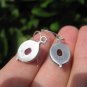 925 Silver Amethyst stone Earrings Earring jewelry Nepal himalayan art A3 450