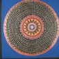 Small Pure Silver Conch Shell Thangka Thanka Mandala Painting Nepal Art
