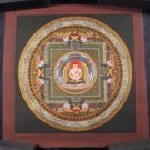 Small  24 K gold Shakyamini Buddha Thangka Thanka Mandala Painting Nepal Art