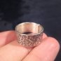 999 Silver Hill Tribe Ring nothern Thailand jewelry art size 7 to 7.25