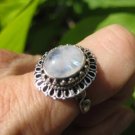 925 Silver Moonstone Ring jewelry Nepal Size 9.75 US UN 925 Silver Moonstone Ring jewelry Nepal Size 9.75 US UN