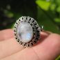 925 Silver Moonstone Ring  jewelry Nepal Size 9.75 US UN