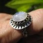 925 Silver Moonstone Ring  jewelry Nepal Size 9.75 US UN