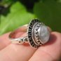 925 Silver Moonstone Ring  jewelry Nepal Size 9.75 US UN