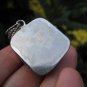 925 Silver Turquoise Compartment Locket Pendant Necklace Nepal Jewelry Art A8