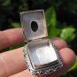 925 Silver Turquoise Compartment Locket Pendant Necklace Nepal Jewelry Art B2