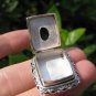 925 Silver Turquoise Compartment Locket Pendant Necklace Nepal Jewelry Art B2