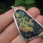 925 Silver Old Roman Glass Pendant Afghanistan Jewelry art A3
