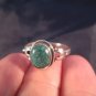 925 Silver Tibetan Turquoise stone Ring  jewelry art Nepal Size 8.25 US  q1/2 GB