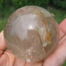 Slightly smokey Natural Quartz Crystal Ball Mineral Stone Art Rainbow Slightly smokey Natural Quartz Crystal Ball Mineral Stone Art Rainbow