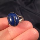 925 Silver Lapis Lazul Lazlui stone ring size 7 Nepal jewelry art 925 Silver Lapis Lazul Lazlui stone ring size 7 Nepal jewelry art