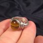 925 Silver Tigers Tiger Eye stone Ring Nepal jewelry art Size 5 US