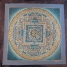 24 K Gold Original Signed Kale Ohm Thangka Thanka painting Nepal Art