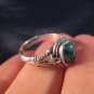 925 Silver Tibetan Turquoise stone Ring jewelry Nepal Size 6.5 US N GB