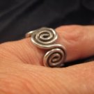 999 Silver Hill Tribe Ring nothern Thailand jewelry art size 5