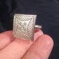 999 Silver Hill Tribe Ring nothern Thailand jewelry art size 9