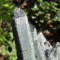 Green Quartz Crystal Point Cluster Stone rock mineral art China A4