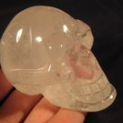 Natural Quartz Crystal Rock Skull China Mineral Stone hand carved Art A4 Natural Quartz Crystal Rock Skull China Mineral Stone hand carved Art A4