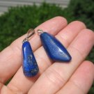 2 Lapis Lazul pendants necklace Afghanistan jewelry art A2