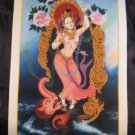 24 k gold Newari Tara Ganga Thangka Thanka painting Nepal Himalayan art